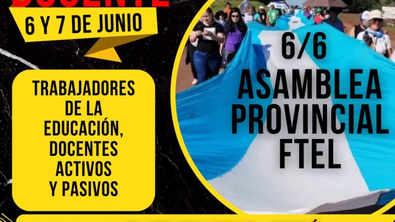 El Conflicto docente que se agrava, paro y movilizaciones que no dan tregua.
