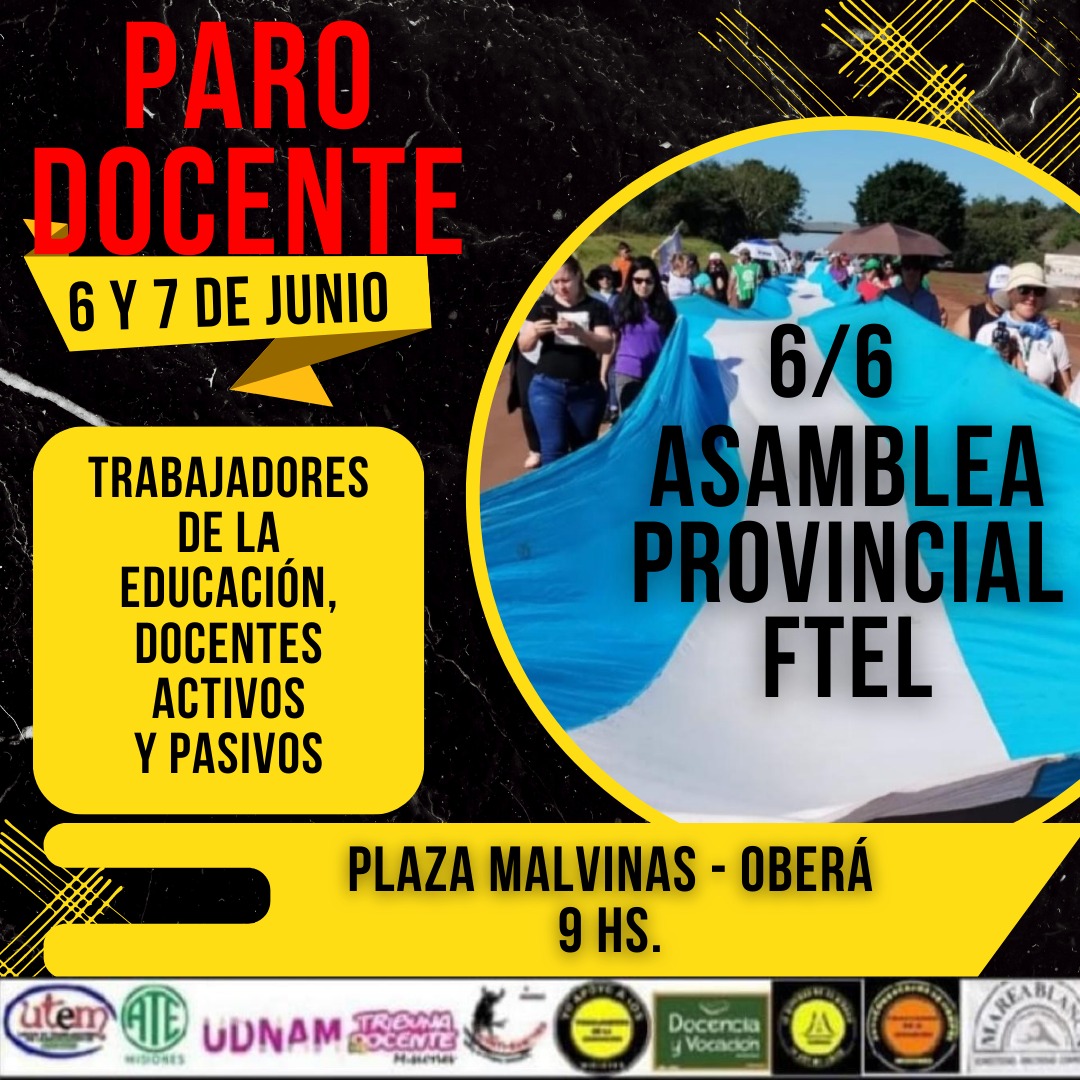 El Conflicto docente que se agrava, paro y movilizaciones que no dan tregua.