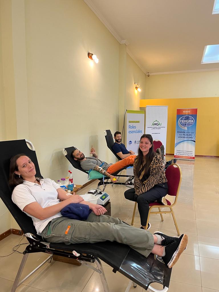 Mas de 100 personas donaron sangre el sábado en Puerto Iguazú