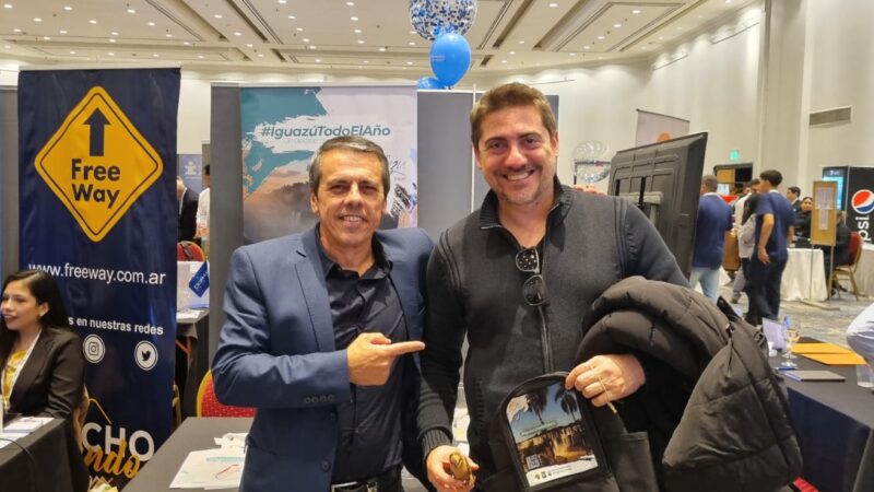 Promocionan las cataratas en el encuentro de comercialización turística ECTU 2023
