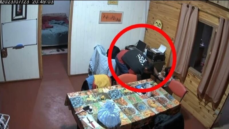 Detuvieron al hombre que fue filmado robando en una casa del barrio 25 de Mayo