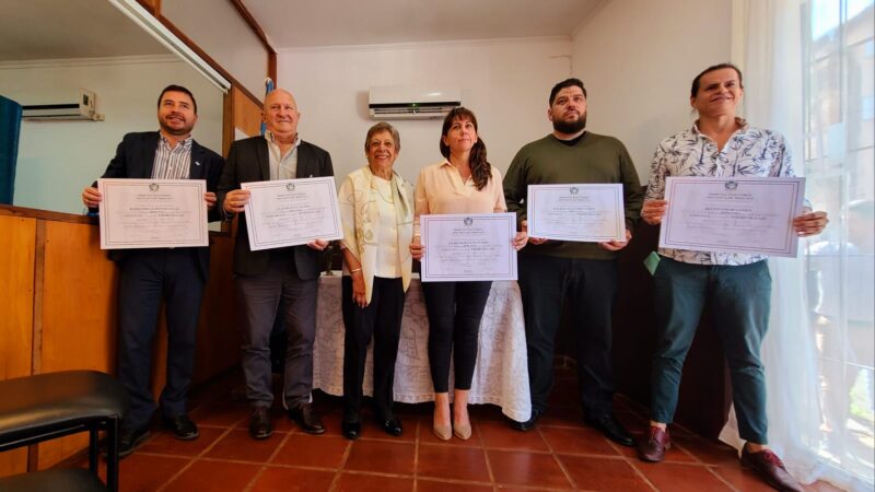 Los candidatos electos en las últimas elecciones recibieron sus diplomas