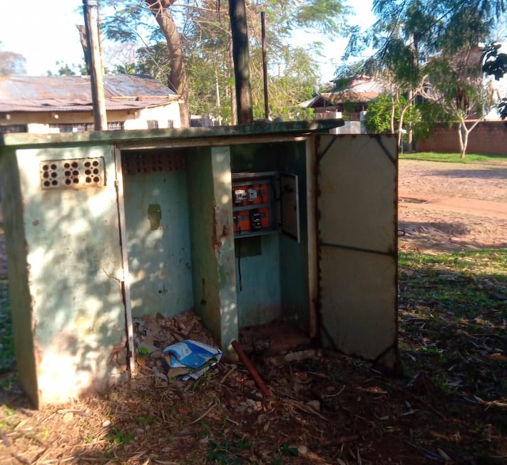 Robaron los cables de alimentación del pozo perforado del barrio 155 viviendas