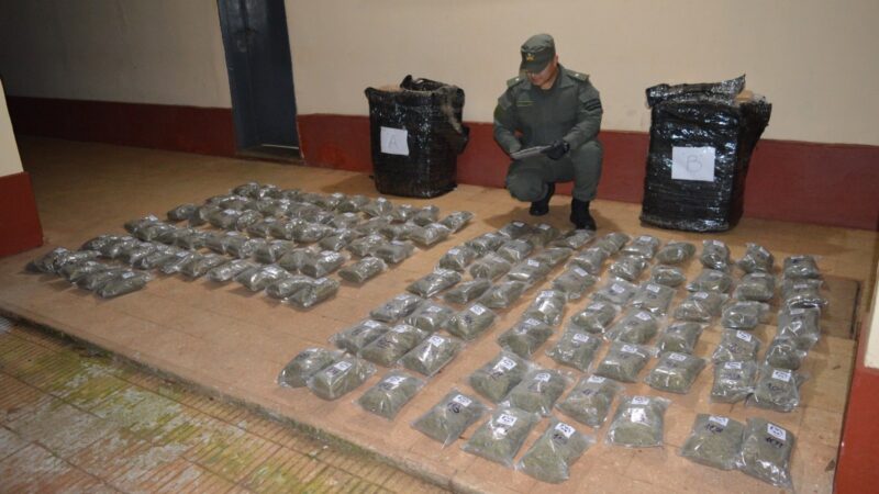 Narcoencomiendas: Gendarmes incautaron marihuana en 115 envoltorios dentro de encomiendas