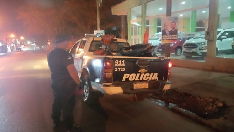 La policía detuvo a personas que realizaban maniobras peligrosas y explotaban caños de escape