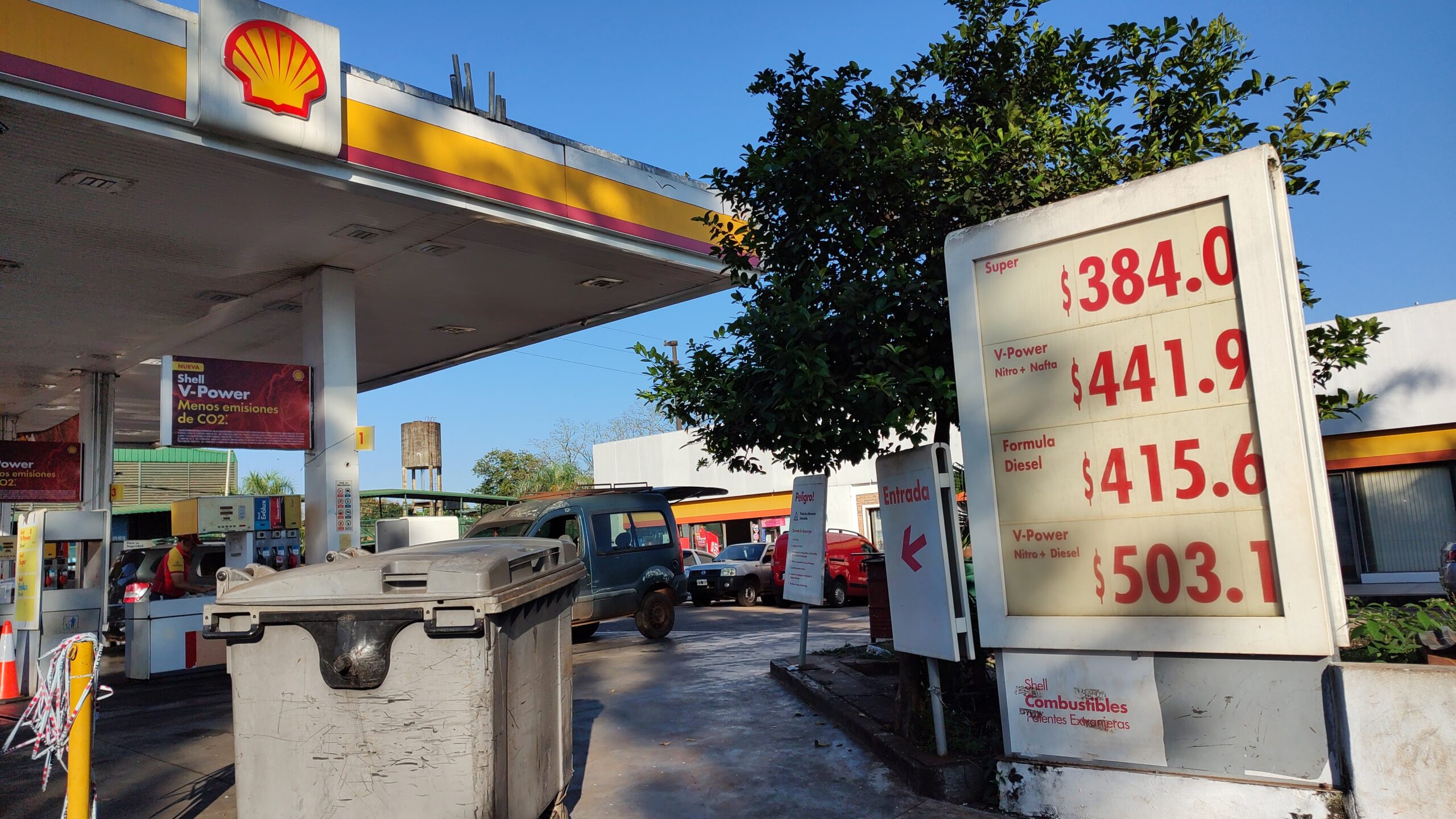 Shell Iguazú aumentó más de un 20 por ciento los combustibles