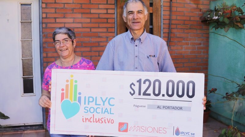 Iplyc Inclusivo: Usará el dinero para arreglos de la casa y un regalo para su nieta