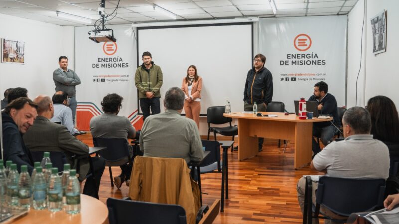 Presentaron del avance de obras del “Proyecto de Electrificación Rural de Misiones”