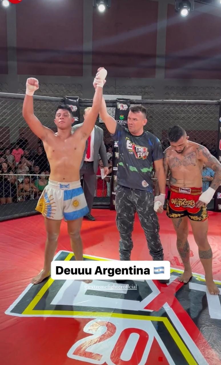Atleta iguazuense se impusó en Brasil y se consagró campeón de kickboxing