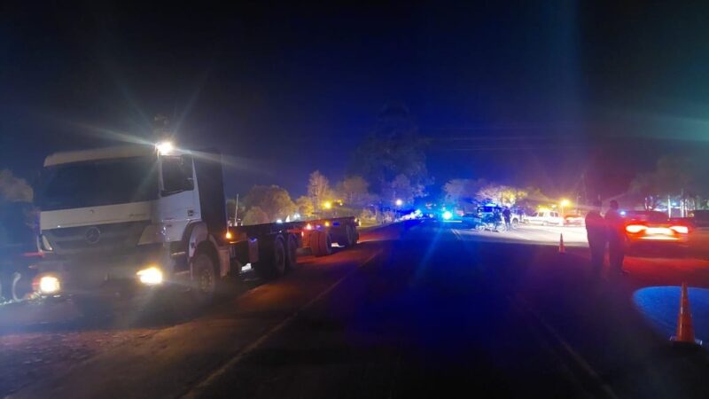 Un peatón falleció tras ser embestido por un camión en Wanda