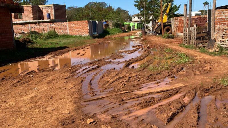 Vecinos del barrio Nuevo Iguazú reclaman arreglos de calles y mensura para acceder a los servicios básicos