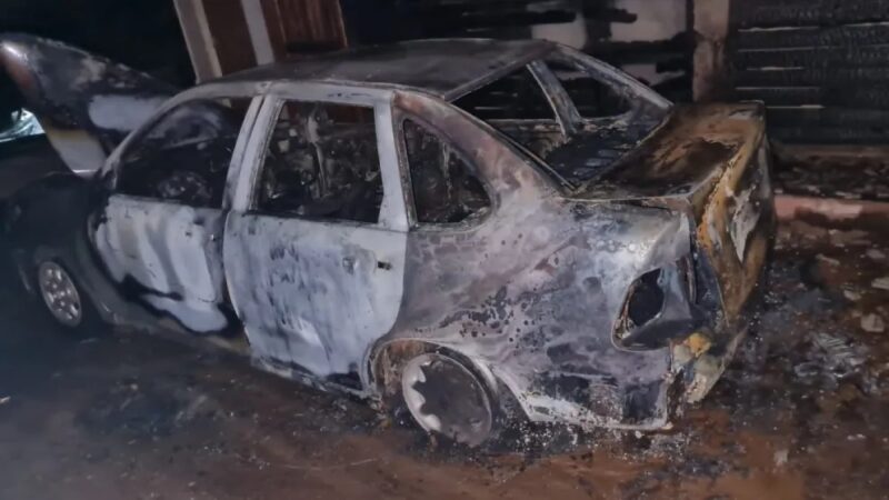 Incendio y tiros en un supuesto conflicto entre contrabandistas en Iguazú