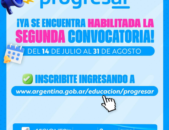 Está abierta la segunda convocatoria a las becas Progresar