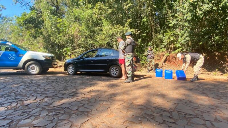 Prefectura detuvo a un hombre que transportaba 60 litros de cocaína líquida