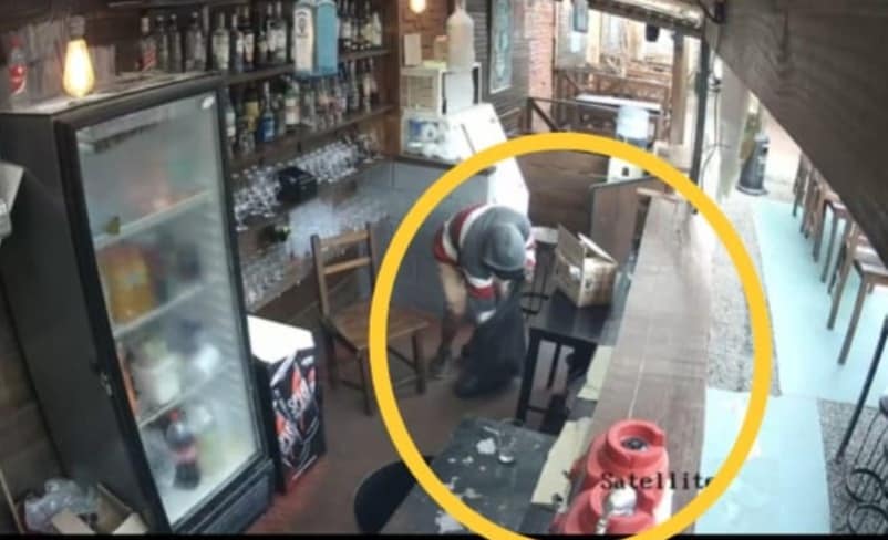 Joven con frondoso prontuario robó electrodomésticos de una cervecería y fue detenido