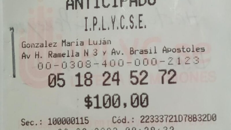 Adelantará las cuotas del auto con el premio de la Mini Poceada