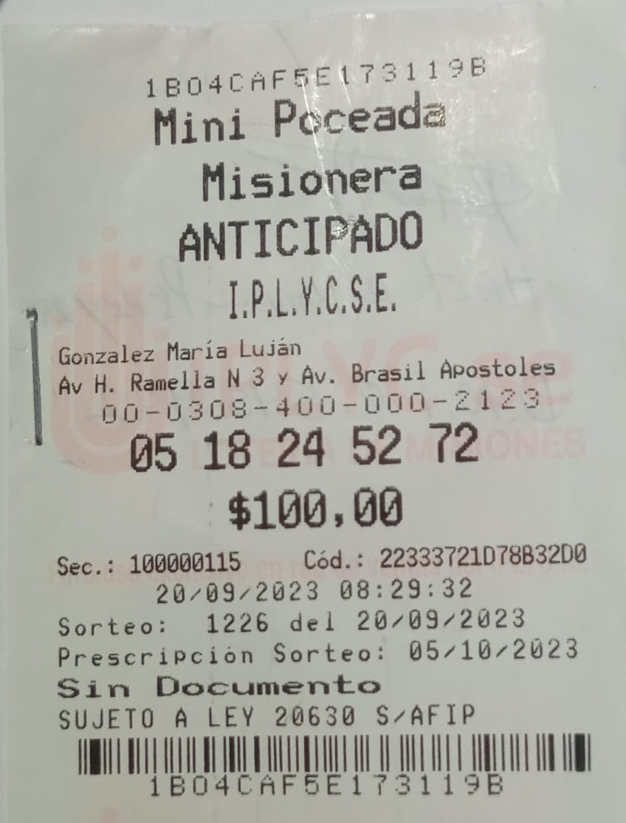 Adelantará las cuotas del auto con el premio de la Mini Poceada