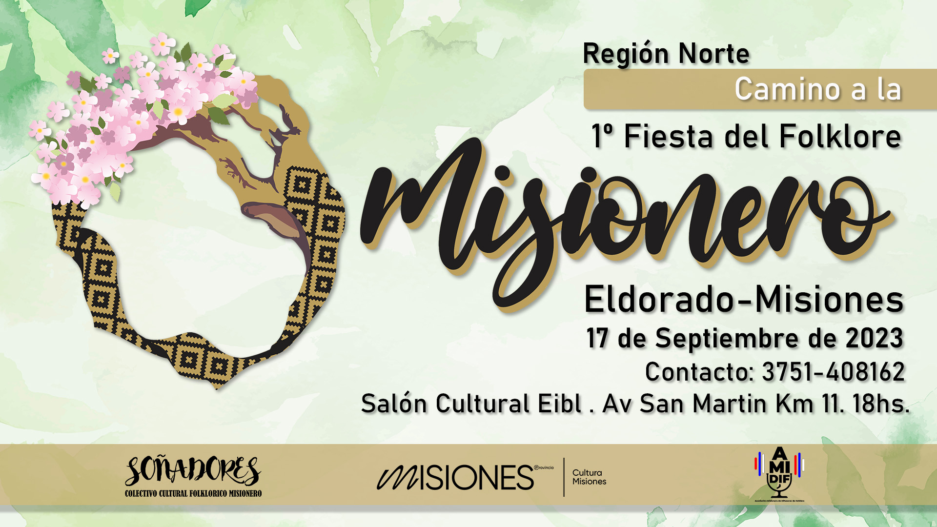 Camino a la Fiesta del Folklore Misionero: La región Norte es la encargada de iniciar la preselección