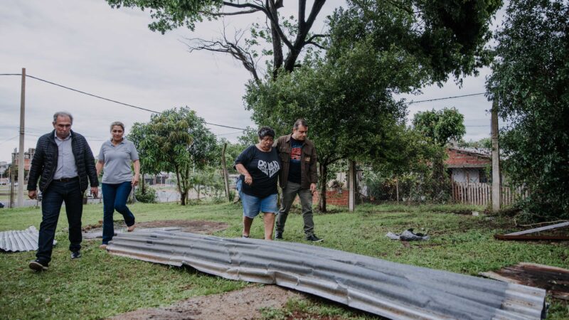 Con acciones coordinadas, el gobierno asiste a afectados por el temporal