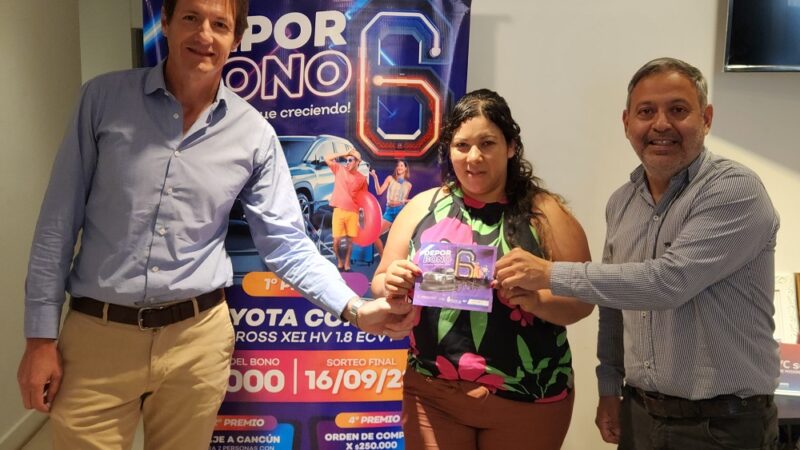Ama de casa de Ruiz de Montoya se quedó con el premio mayor del Deporbono 6