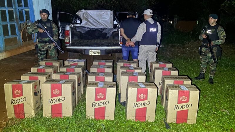 Prefectura decomisó un cargamento de cigarrillos en Puerto Iguazú