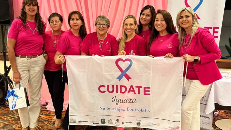 Mes Rosa: Cuídate Iguazú comenzó con las actividades para fomentar la prevención del cáncer de mama