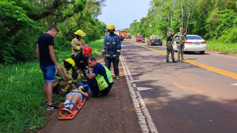 Triple colisión en el acceso a Puerto Península dejo varios lesionados