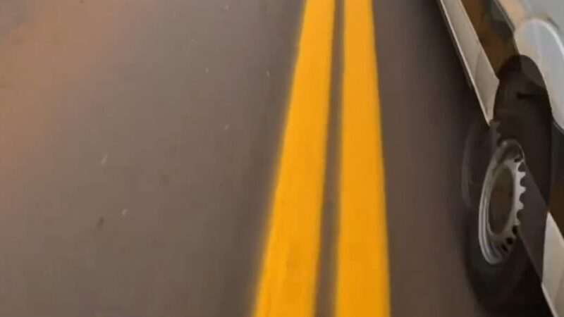 Imprudencia: se filmó transitando la ruta del Parque Nacional a más de 215km/h