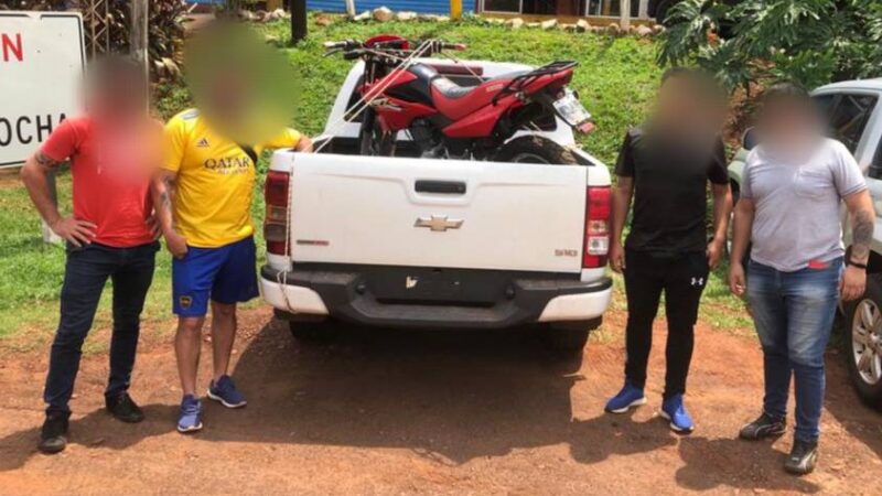 Recuperaron en Puerto Piray la motocicleta robada en las 2.000 Hectáreas de Puerto Iguazú