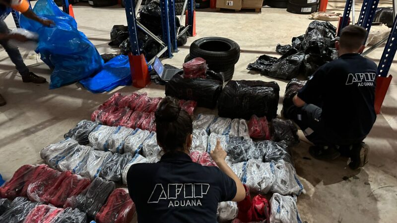 Secuestraron encomiendas con mercadería de contrabando por 47 millones de pesos