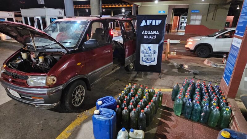 Coche bomba: Una camioneta paraguaya intento salir del país con más de 300 litros de combustible