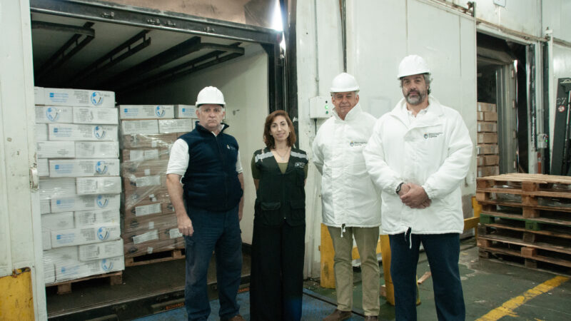 Caritas recibió 24 toneladas de carne congelada incautada por aduana