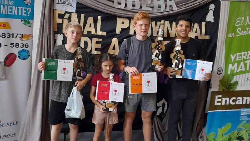 Oberá, Puerto Rico y Posadas, ganadores de la final de ajedrez
