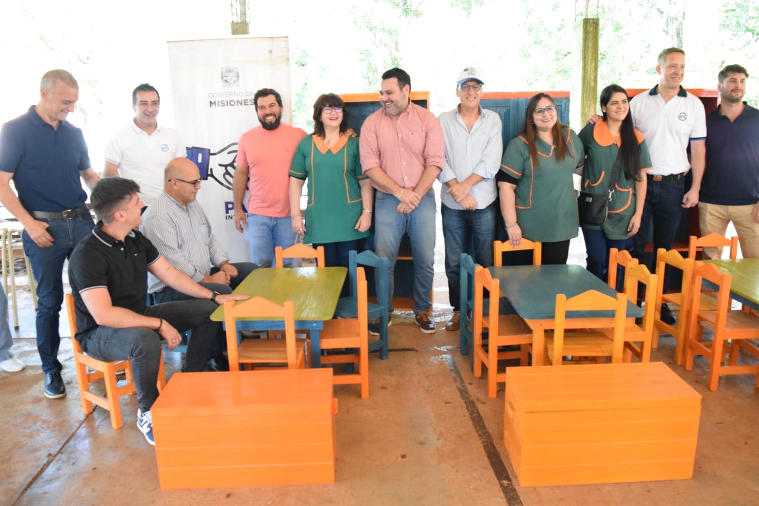 IPLyC Social entregó mobiliario para NENI de Corpus