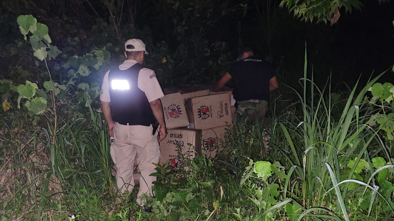 Prefectura secuestró 17.500 atados de cigarrillos abandonados en la costa del río Paraná