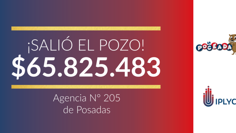 Un posadeño ganó más de 65 millones de pesos en la Poceada