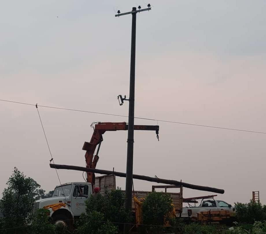 Optimizan la red de distribución de energía eléctrica en Puerto Esperanza y Campo Viera