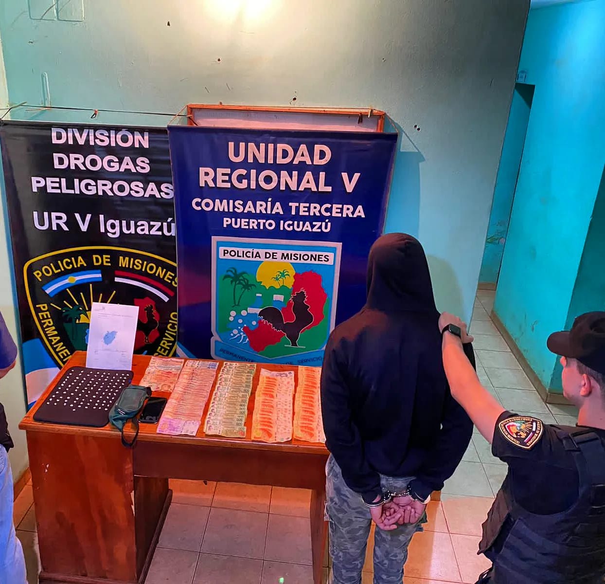 Puerto Iguazú: Detuvieron a un narcodelivery que tenía 100 dosis de pedra
