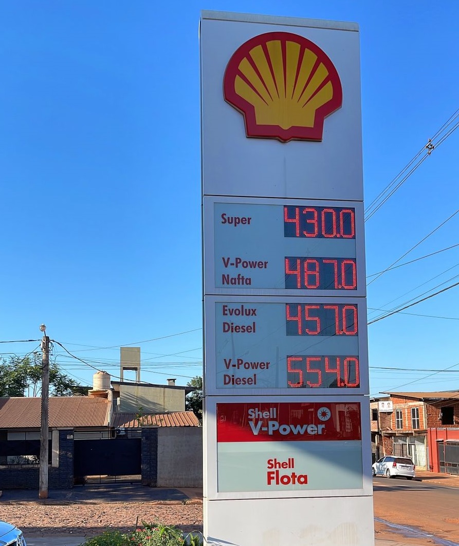 Shell retrotrajo el precio de los combustibles en Iguazú y Posadas