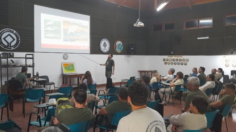 Capacitaron al personal de Parques Nacionales para el correcto rescate de fauna atropellada