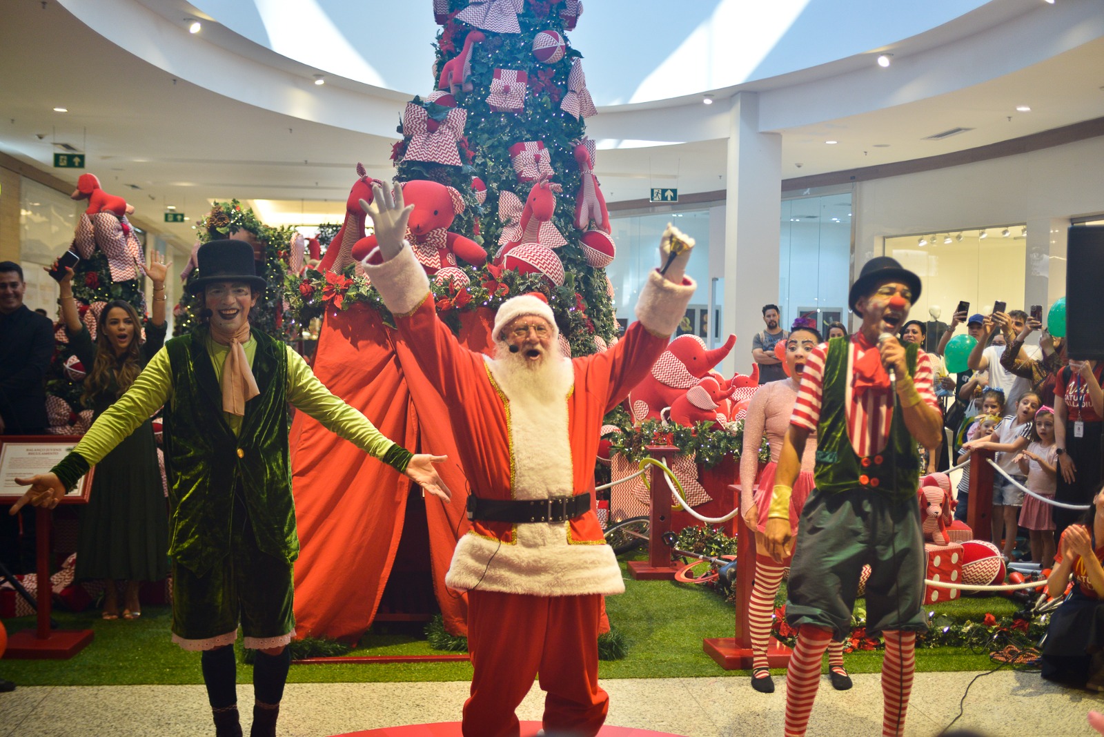 Con una gran fiesta llega de Papá Noel este domingo al shopping Catuaí Palladium