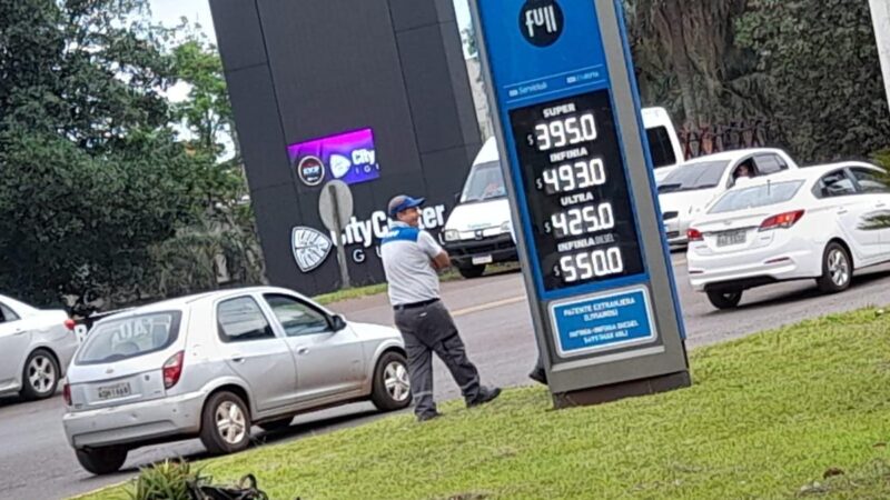 Arrancó el fin de semana con un nuevo aumento de combustibles y en Iguazú hay faltante