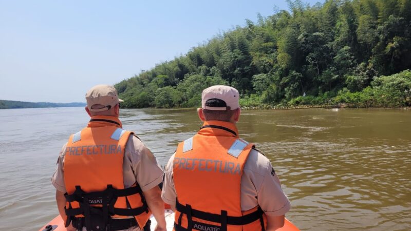 Prefectura recuerda a la población que no existen balnearios habilitados en Puerto Iguazú                           