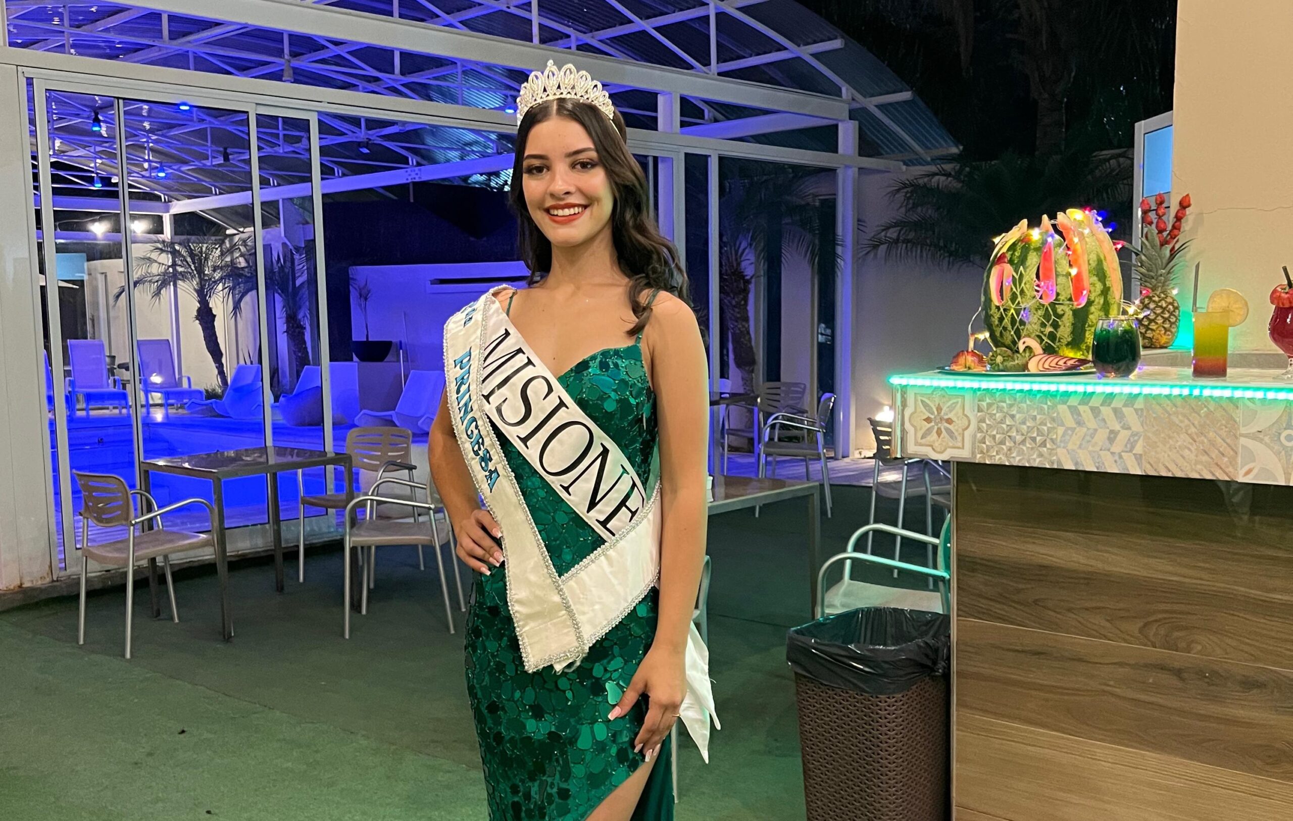 La Misionera Yenifer Da Silva fue coronada como 2º princesa en Miss Argentina