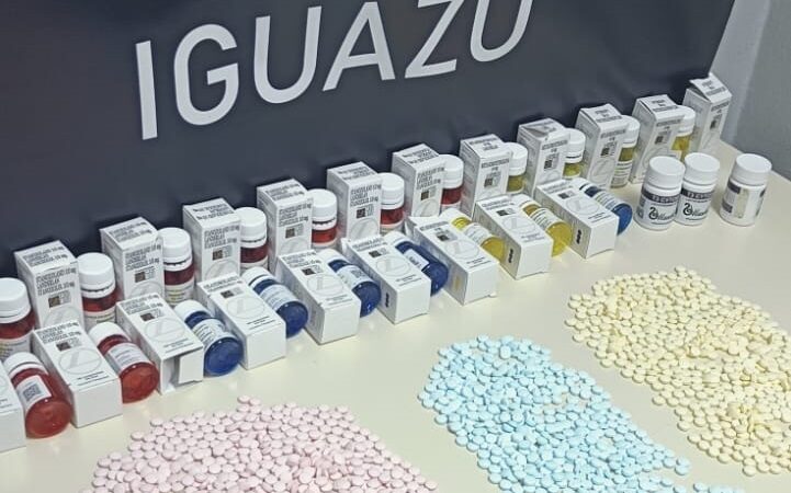 Iguazú: Intentó ingresar al país más de 2 mil comprimidos de anabólicos
