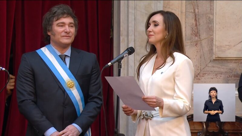 Javier Milei juró como presidente de la República Argentina