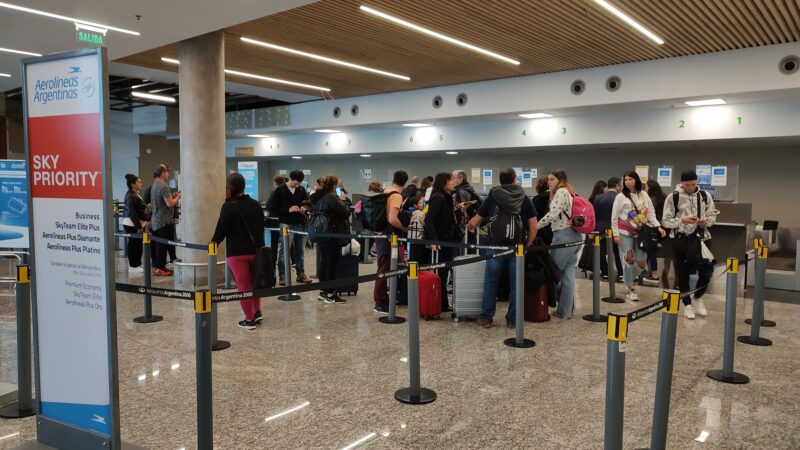 Se canceló el arribo de 9 vuelos a Iguazú por el temporal en Buenos Aires