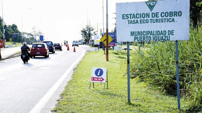 La tasa ecoturística cuesta 1400 pesos por persona en Iguazú