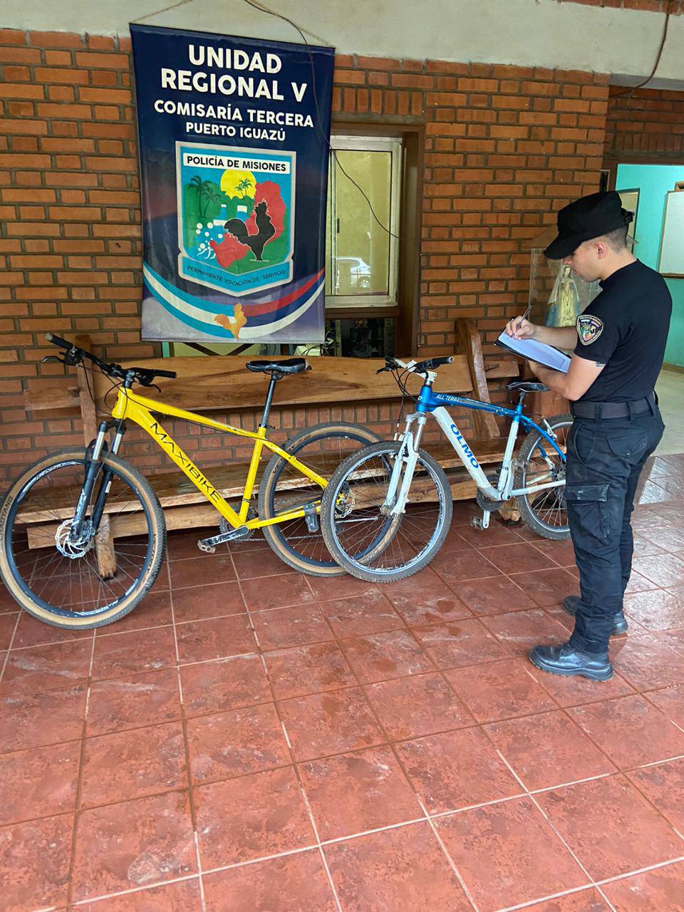 Robaron dos bicicletas a una empresa de turismo y fueron retenidos por los vecinos