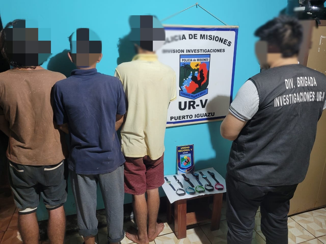 Detuvieron a tres jóvenes que robaron un comercio en Puerto Iguazú